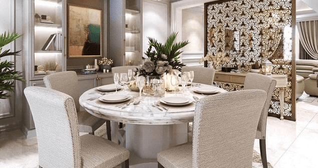 ruang makan apartemen