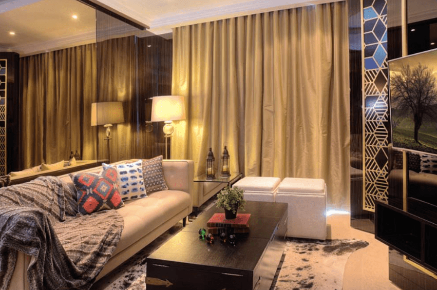 ruang tamu apartemen