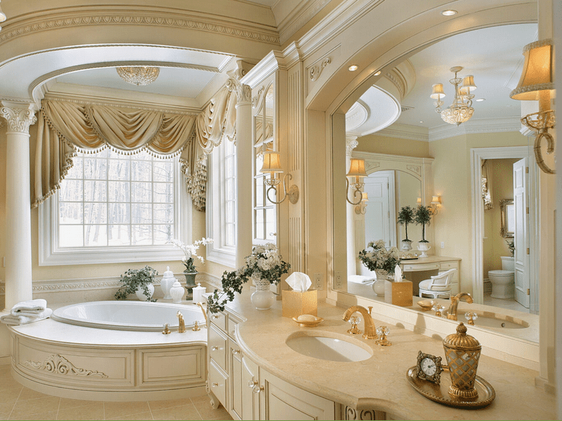 kamar mandi apartemen modern