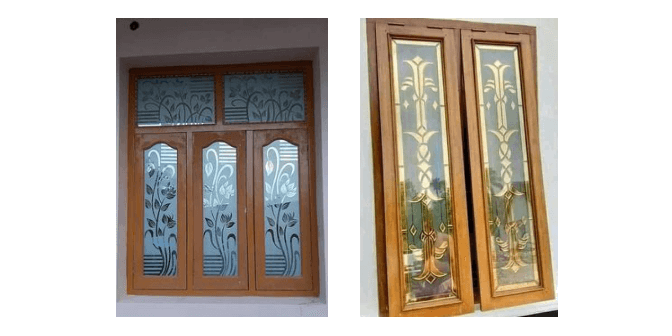 Variasi Kaca Jendela Motif Bunga Terbaru