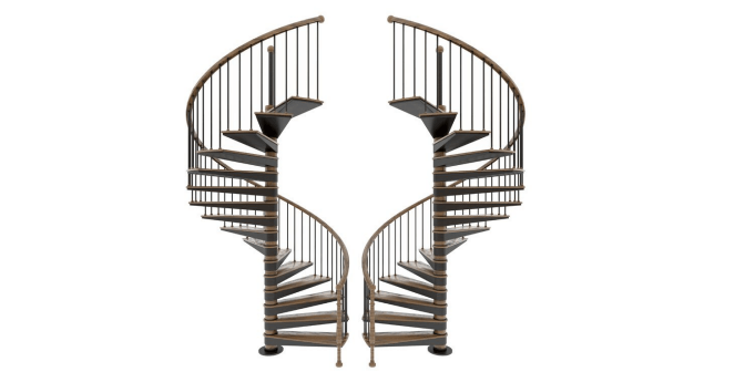 desain tangga hemat ruang