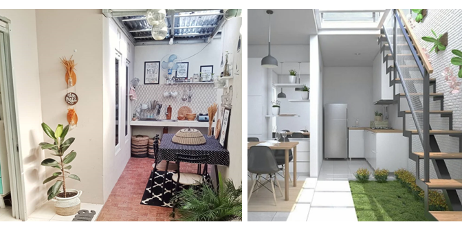 desain dapur terbuka tipe 36