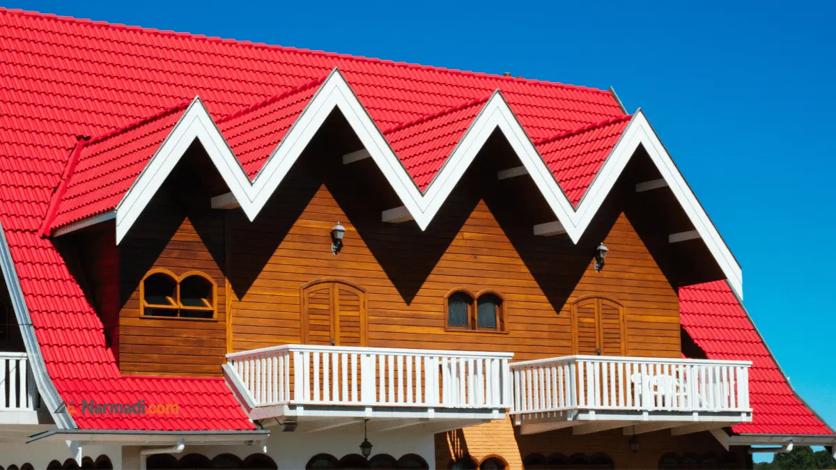 desain atap balkon genteng keramik