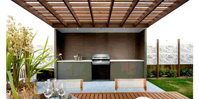 kanopi untuk dapur terbuka