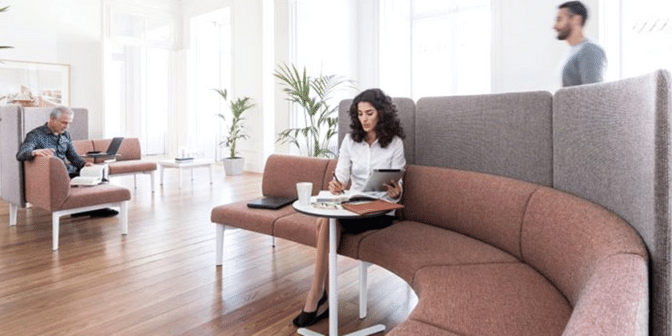 sofa kantor model panjang