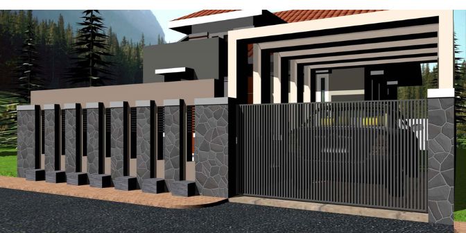 7 Model Pintu Gerbang Minimalis untuk Hunian Estetis