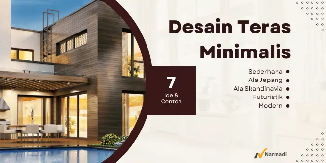 contoh gambar desain teras rumah minimalis