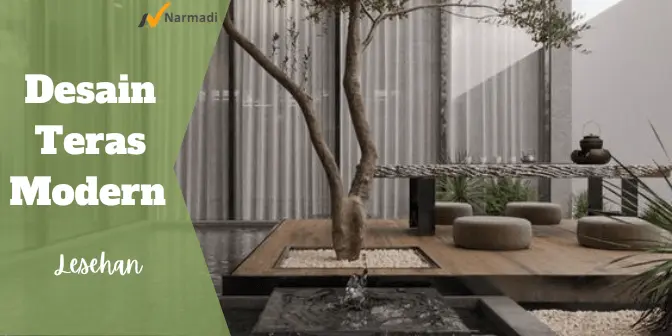 Teras Berkonsep Lesehan