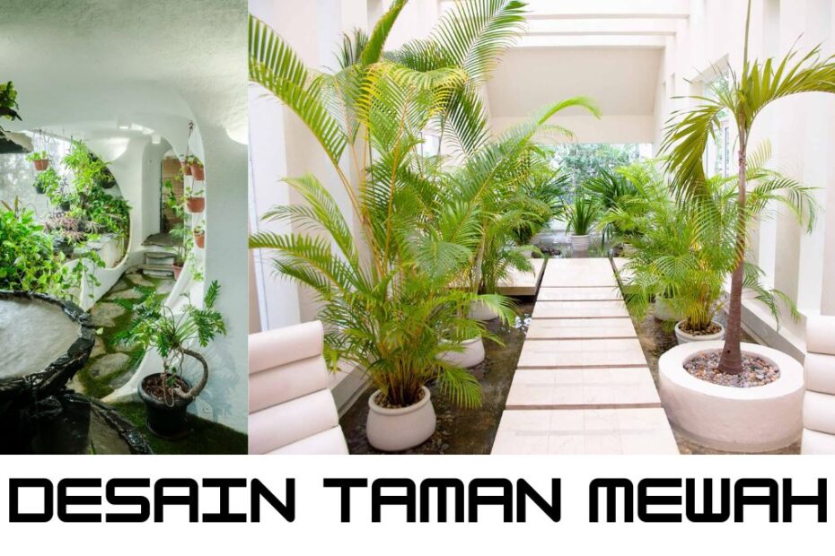 taman rumah mewah