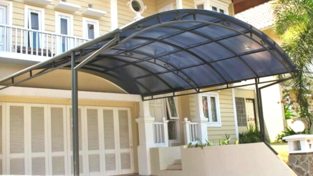 atap spandek lengkung