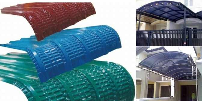 atap spandek lengkung