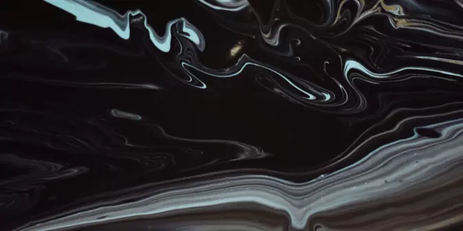 lukisan seni abstrak hitam putih