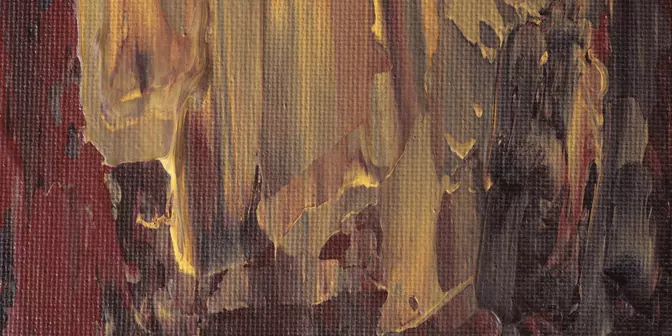 lukisan seni abstrak simpel