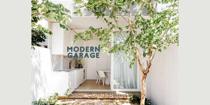 dapur kecil terbuka di belakang rumah