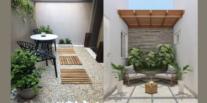 taman kering dalam rumah