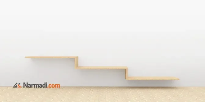 ide desain rak melayang