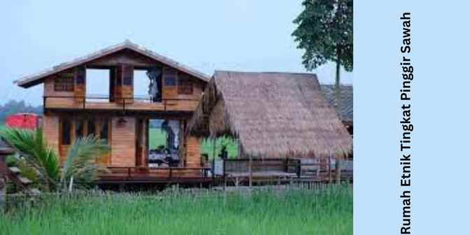 desain rumah etnik tingkat