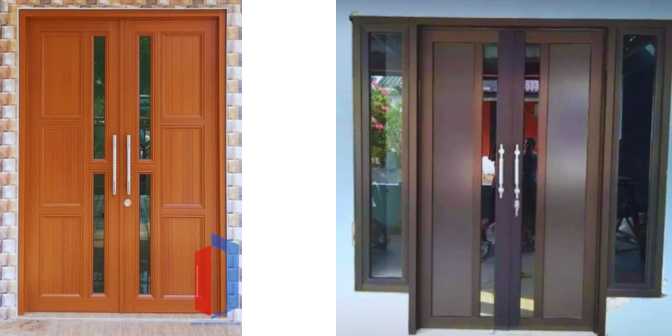Model Pintu Aluminium Kupu Tarung Elegan dan Kekinian