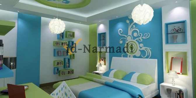 Cat Kamar Warna Biru Langit