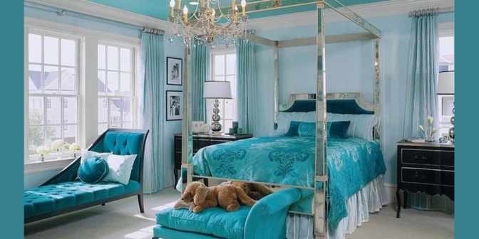 cat kamar tidur romantis