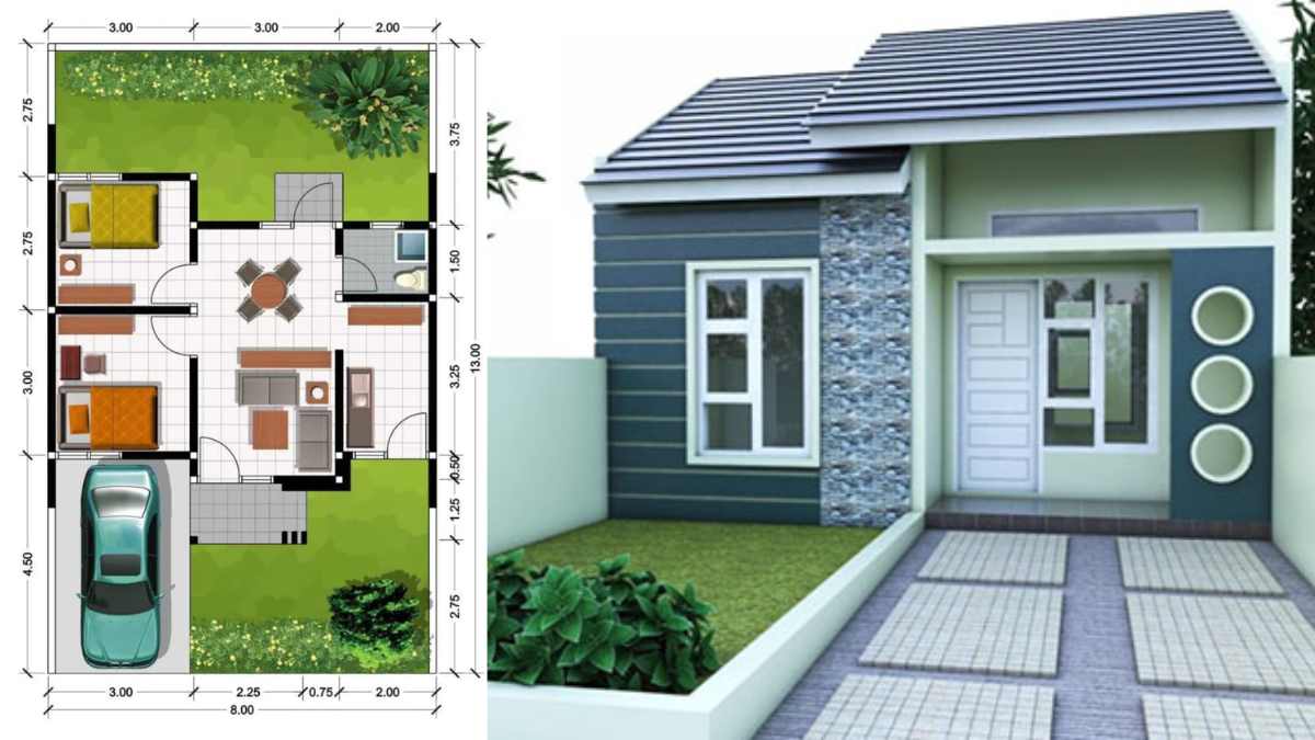Desain Rumah Type 36 agar terlihat luas