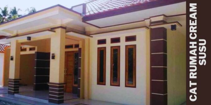 Cat Rumah Warna Cream Susu