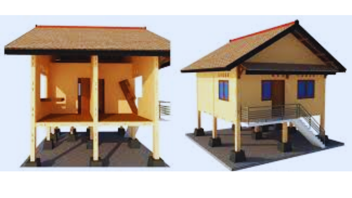 Rumah Panggung Modern Beton