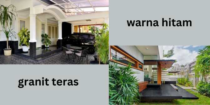 Granit Teras Depan Rumah Mewah