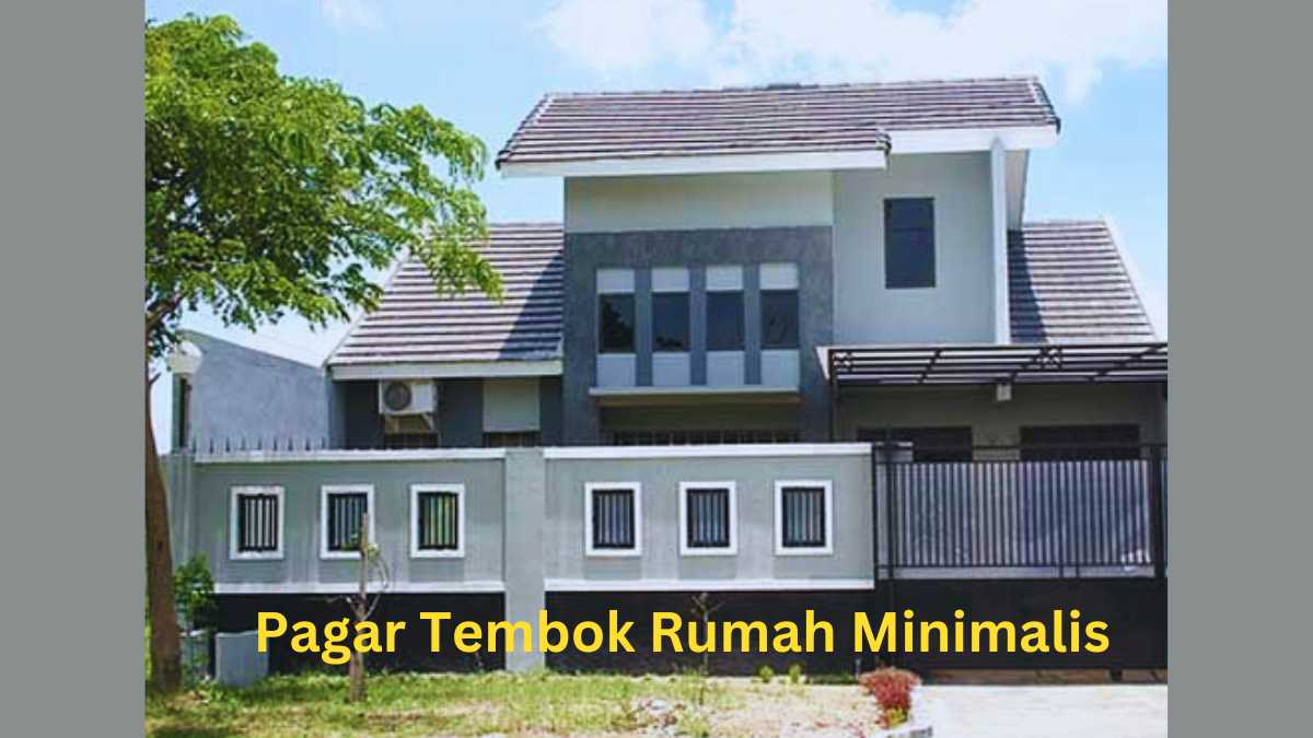 Model Pagar Tembok Samping Rumah