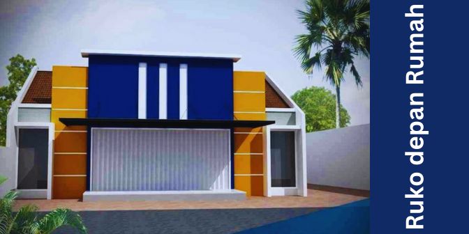 Desain Toko Kecil Depan Rumah