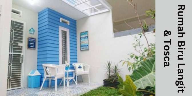 Cat Rumah Warna Biru Langit