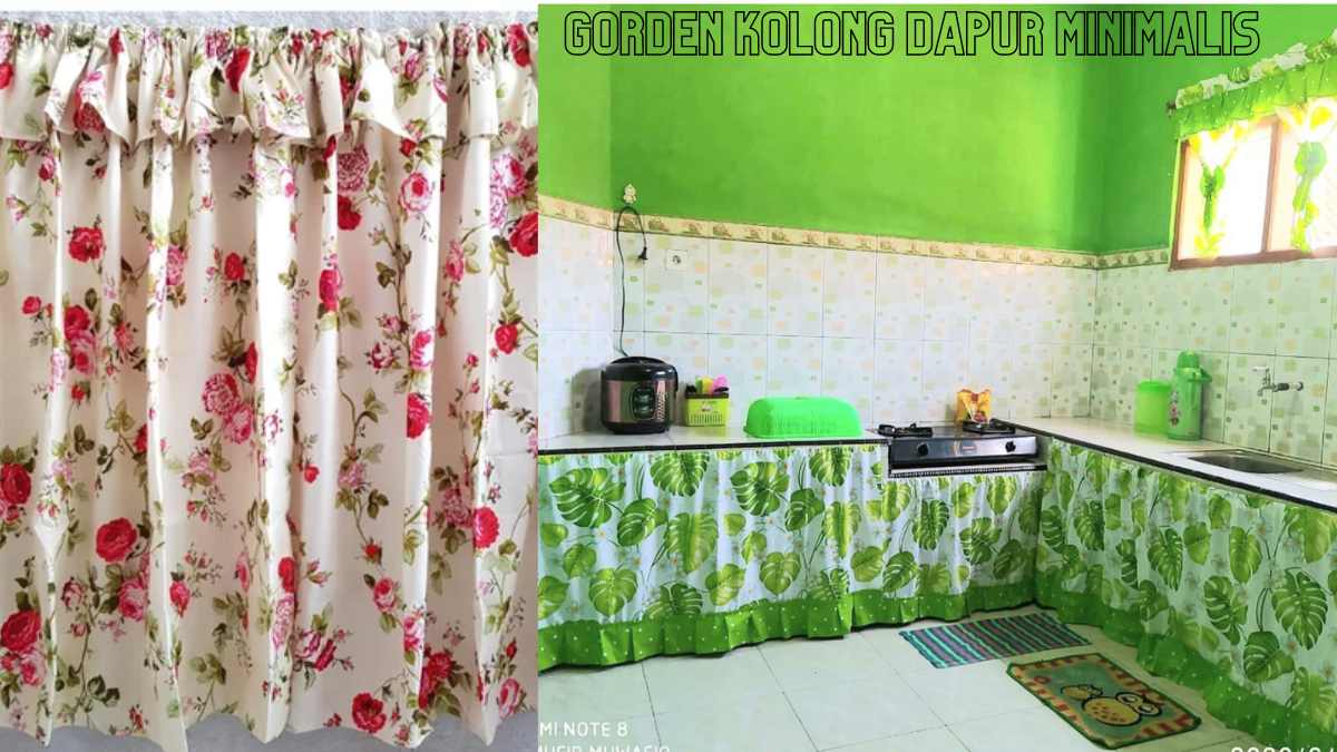 Gorden Kolong Dapur Minimalis