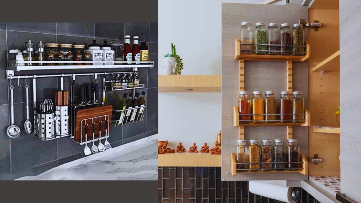 Rak Bumbu Dapur Gantung Minimalis