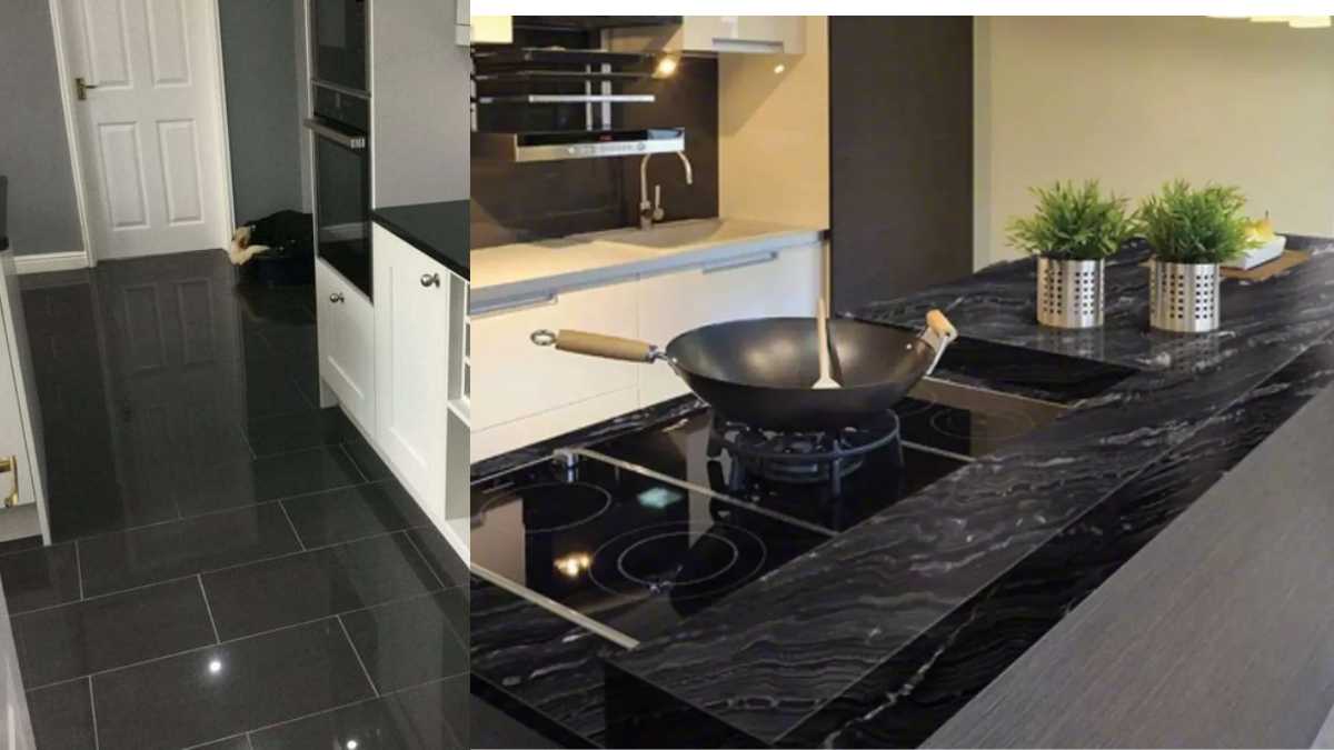 Dapur Minimalis Granit Hitam