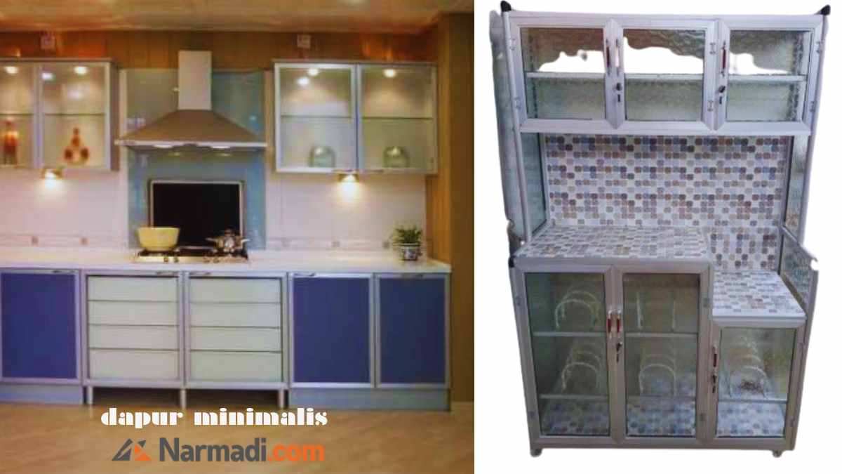 Lemari Dapur Aluminium Minimalis