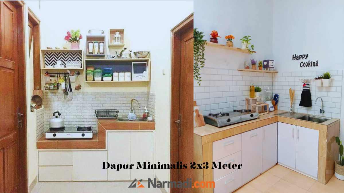 Desain Dapur Minimalis 3x2