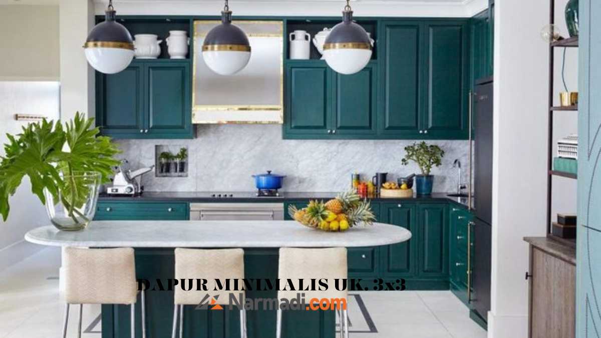 Dapur Modern Minimalis Ukuran 3x3