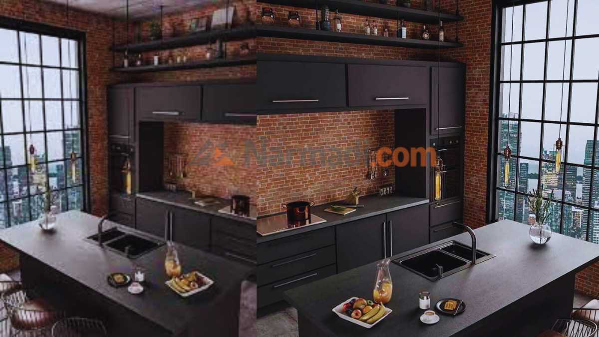 Dapur Industrial Minimalis