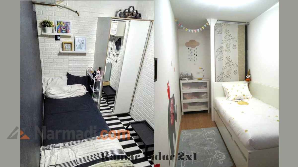 Desain Kamar Tidur 2x1
