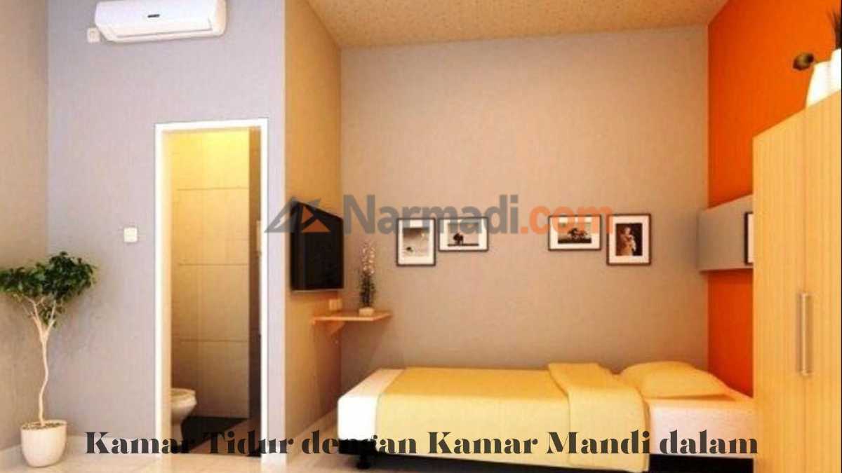 Desain Kamar Tidur dengan Kamar Mandi Dalam