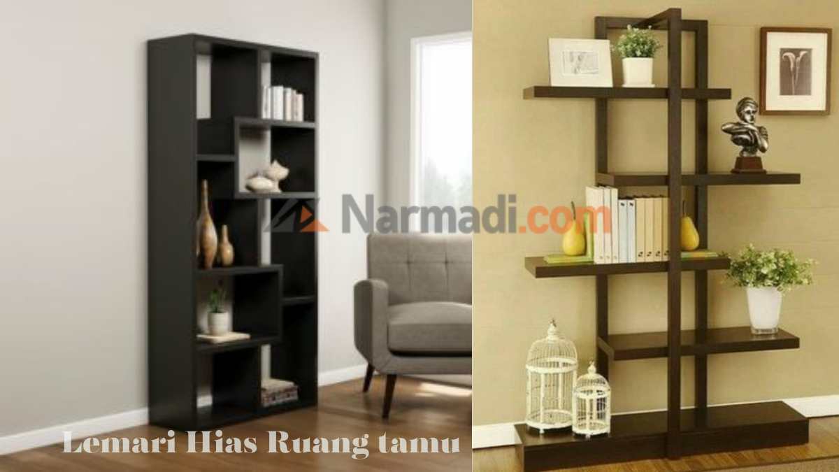 lemari hias minimalis ruang tamu