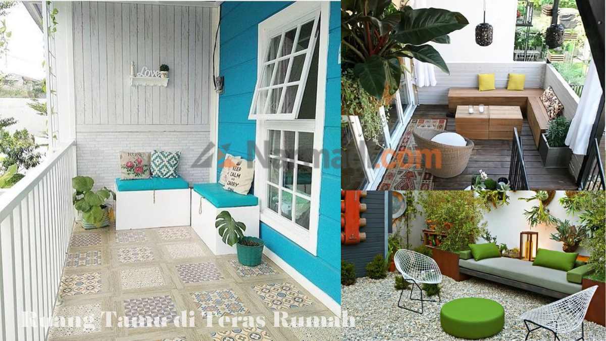 Ruang Tamu di Teras Rumah