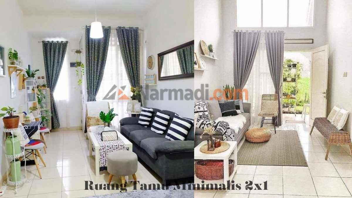 Desain Ruang Tamu Ukuran 2x1