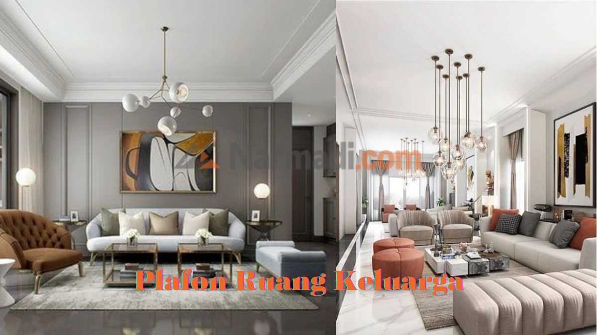 Model Plafon Ruang Keluarga