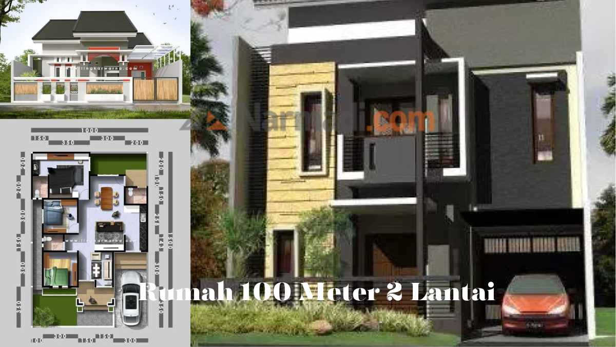 Desain Rumah 100 Meter 2 Lantai