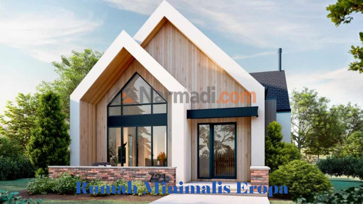 Desain Rumah Eropa Minimalis 1 Lantai