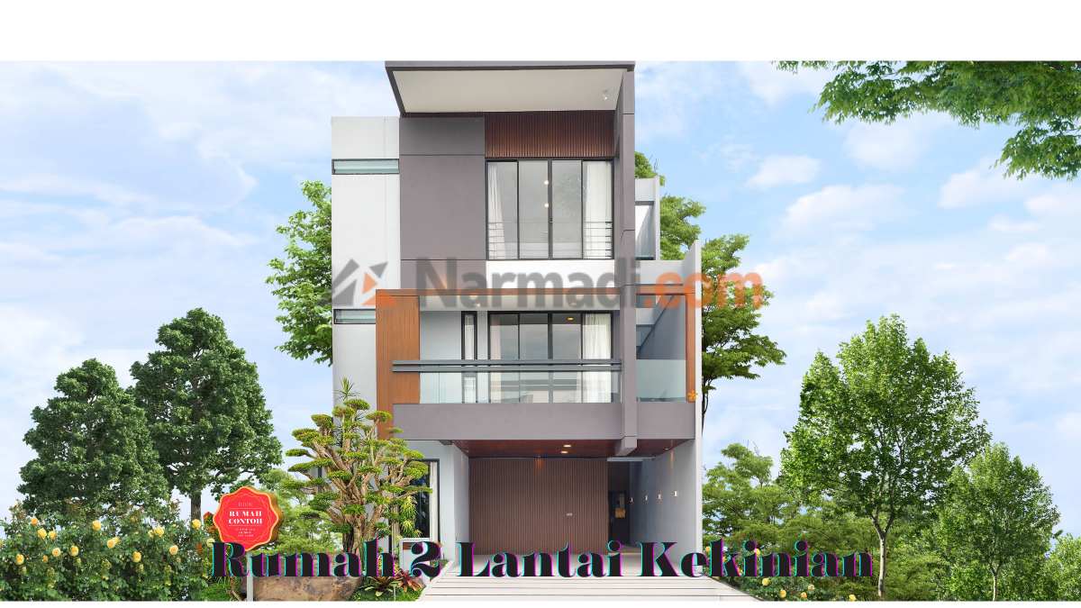 Desain Rumah Dua Lantai Kekinian