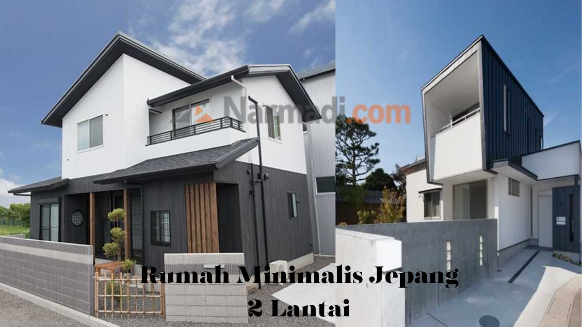 10 IDE Desain Rumah Jepang Minimalis 2 Lantai, Eye Catching
